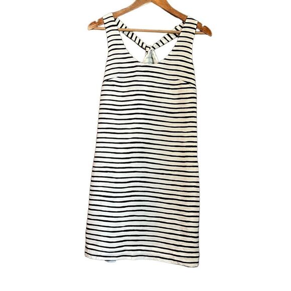 NEW! J. Crew striped lined sleeveless dress - Picture 1 of 13
